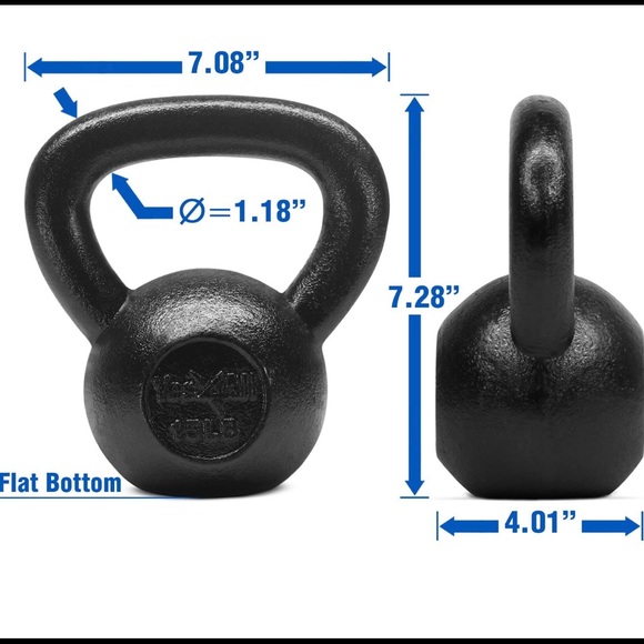 Kettlebells CAST Iron, easy on hands - Picture 3 of 4